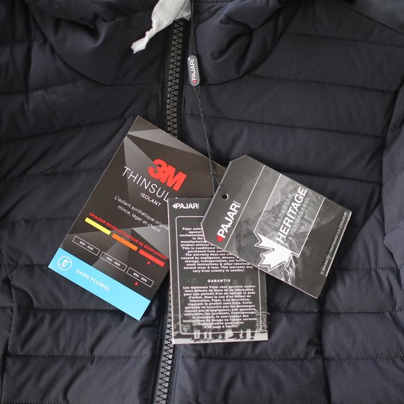 NWT Pajar Black Quilted Puffer Jacket. - Picture 8 of 11